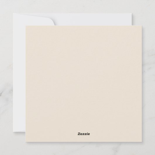 Happy Easter Yellow Chick op persoonlijke titel Feestdagenkaart (Achterkant)