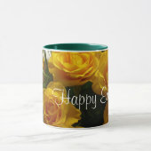 Happy Easter Yellow Rose Mok -  (Midden)