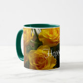 Happy Easter Yellow Rose Mok -  (Voorkant links)
