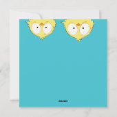 "Happy Easter you Crazy Chickens" | Pasen Feestdagenkaart (Achterkant)