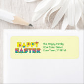 Happy Eastermet Flowers Etiket (Insitu)
