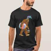 Happy Easters Day Bigfoot Bunny Sasquatch Pasen E T-shirt (Voorkant)