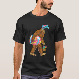 Happy Easters Day Bigfoot Bunny Sasquatch Pasen E T-shirt
