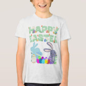 Happy Easters Kinder Unisex T-shirt (Voorkant)
