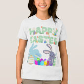 Happy Easters Kinder Unisex T-shirt (Voorkant)