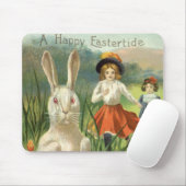 Happy Eastertide  Paasbunny en kinderen Muismat (Met muis)