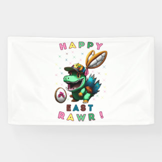 Happy Eastrawer - Dinosur t-shirt design Spandoek