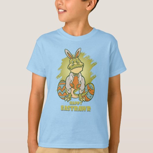 Happy Eastrawr | KINDER T-shirt (Voorkant)