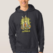 Happy Eastrawr | Mannen Hoodie (Voorkant)