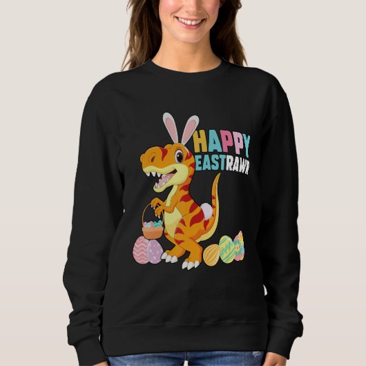 Happy Eastrawr Pasen Trui (Voorkant)