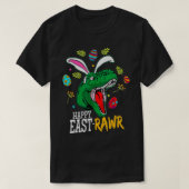 Happy Eastrawr T Re Dinosaur Easter Bunny Egg Boy T-shirt (Design voorkant)