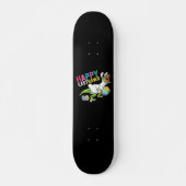 Happy Eastrawr T Rex Dinosaur Easter Bunny Egg Persoonlijk Skateboard (Voorkant)