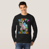 Happy Eastrawr T Rex Dinosaur Paashaas Eg T-shirt (Voorkant volledig)