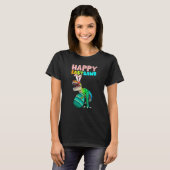 Happy Eastrawr Trex Easter Bunny Egg Dinosaur Kids T-shirt (Voorkant volledig)