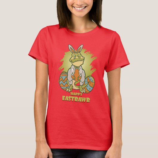 Happy Eastrawr | Vrouwen T-shirt (Voorkant)