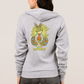 Happy Eastrawr | Vrouwenpitten Hoodie (Achterkant)