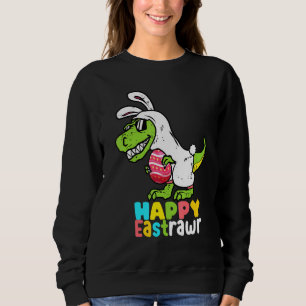 Happy Eastrawre Easter Day Trex Easter Bunny Egg D Trui
