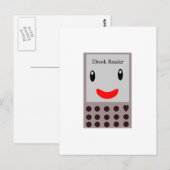 Happy Ebook Reader 1 Briefkaart (Voorkant / Achterkant)