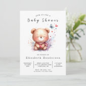Happy Editable Beer Baby shower Kaart (Staand voorkant)