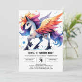 Happy Editable Horse Verjaardag Kaart (Staand voorkant)