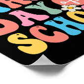 Happy eerste dag van schoolleraren Kinder terug na Poster (Hoek)