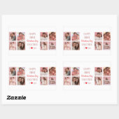 Happy Eerste Valentijnsdag Samen Sticker Foto (Vel)