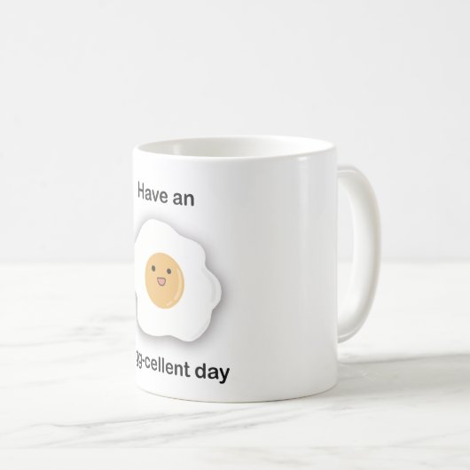 Happy egg-cellent day mok (Voorkant rechts)