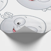 Happy Egg met een gezicht Cadeaupapier