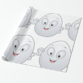 Happy Egg met een gezicht Cadeaupapier (Uitgerold)