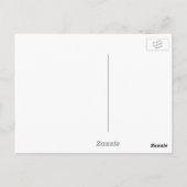 Happy Egg Tart Custard crust Chinese dessert Briefkaart (Achterkant)