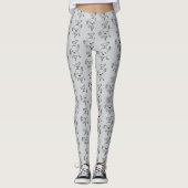 Happy Egg with Bird and Flowers Leggings (Voorkant)