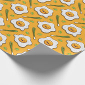 Happy Eggs Ontbijt Cadeaupapier (Hoek)