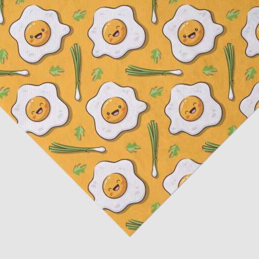 Happy Eggs Ontbijt Tissuepapier (Detail)