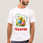 Happy Eggster - Jongens T-shirt (Voorkant)