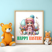 Happy Eggster - Land Perfect Poster