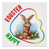Happy Eggster - meisjes Perfect Poster (Voorkant)