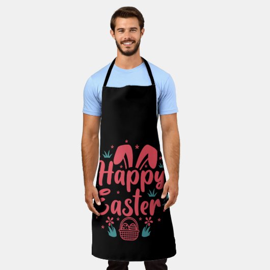 Happy Eggster - Paaseierdag Schort (Gedragen)