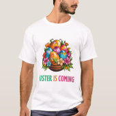 Happy Eggster - Paaseieren Hunt T-shirt (Voorkant)