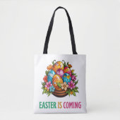 Happy Eggster - Paaseieren Hunt Tote Bag (Voorkant)