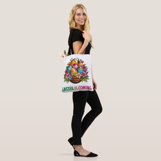 Happy Eggster - Paaseieren Hunt Tote Bag (Op model)