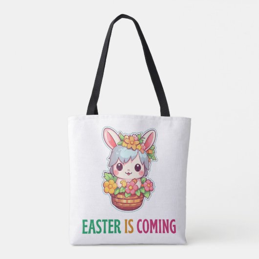 Happy Eggster - Paaseieren Tote Bag (Achterkant)