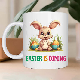 Happy Eggster - Paaseierjacht Tweekleurige Koffiemok
