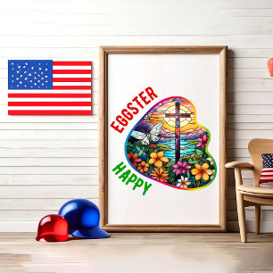 Happy Eggster - Vector Perfect Poster