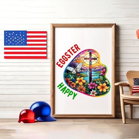 Happy Eggster - Vector Perfect Poster