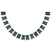 Happy Eid 2023 Navy Modern Eid Decoration Banner (Alle)