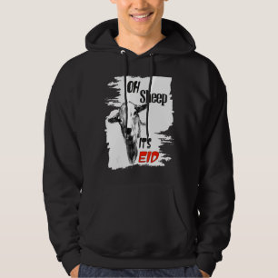 Happy Eid Adha Mubarak Cool Islamitisch Oh Sheep H Hoodie