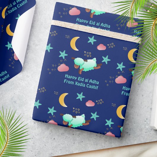 Happy Eid al adha Schaap inpakpapier
