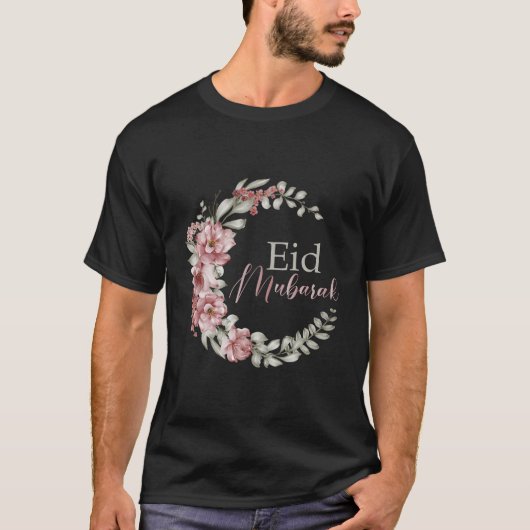 Happy Eid Al fitr Eid Al Adha Mubarak Sunflower T-shirt (Voorkant)