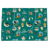 Happy Eid Al-Fitr Mubarak Groot Cadeauzakje (Voorkant)