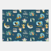 Happy Eid Al-Fitr Mubarak Inpakpapier Vel (Voorkant 2)